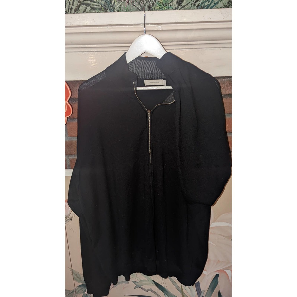 Ermenegildo Zegna Men's Lanna Wool Zip Front Sweater